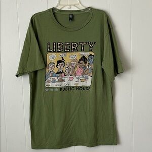 District Made Olive Liberty Public House T-Shirt